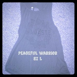 Peaceful Warrior Namaste Tanktop